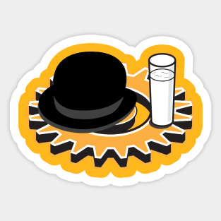 The Clockwork, the Hat and the Milk Sticker